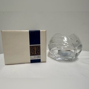 Illusions Candle Glass Holder (NWT)